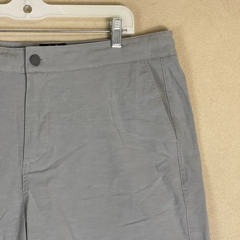 Faherty Short Mens 36‎ Gray Chino Flat Front Pockets Regular Fit 7